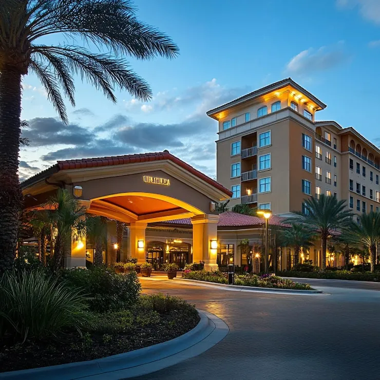Hotel and apartment lobby